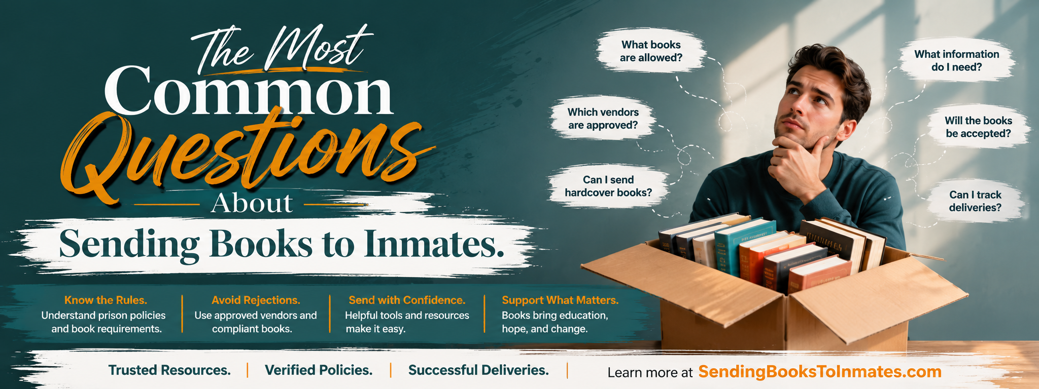 The Most Common Questions About Sending Books to Inmates