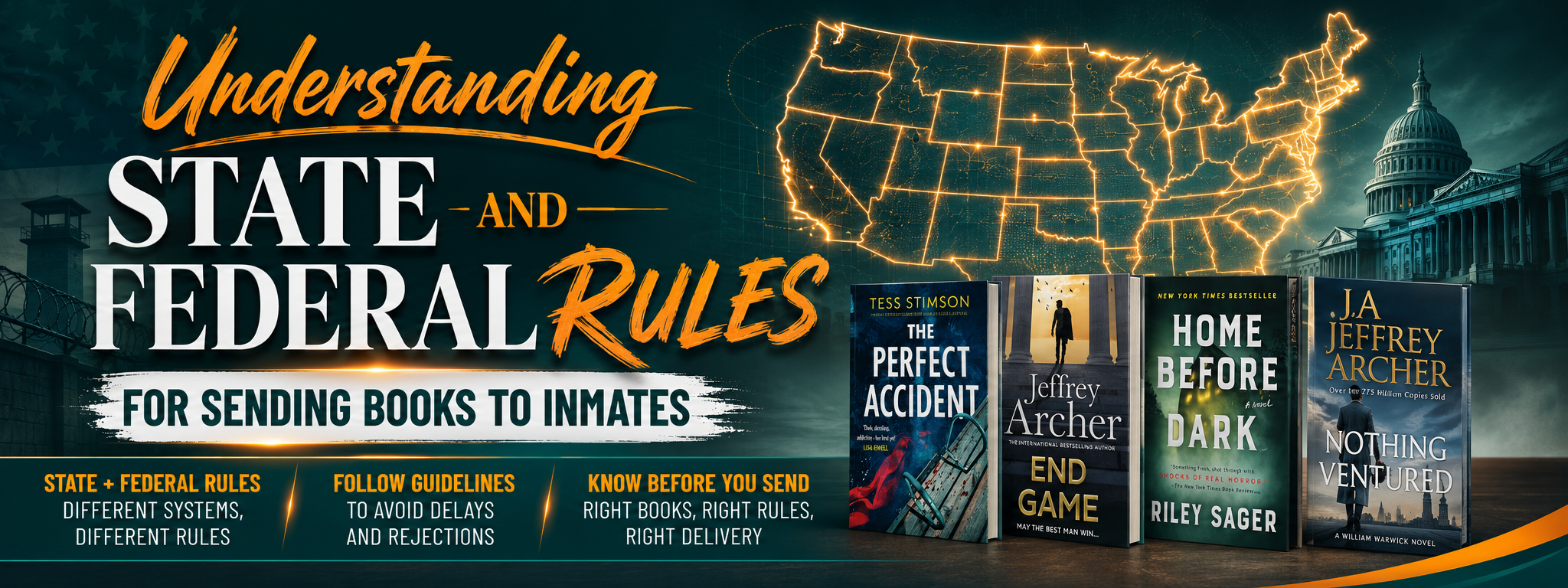 Understanding State and Federal Rules for Sending Books to Inmates