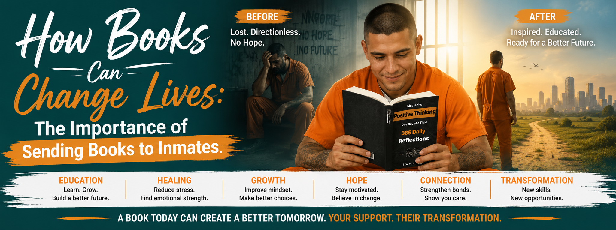 How Books Can Change Lives: The Importance of Sending Books to Inmates