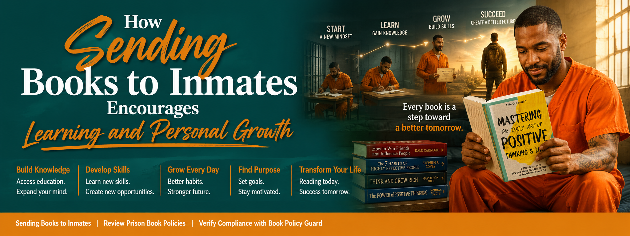 How Sending Books to Inmates Encourages Learning and Personal Growth