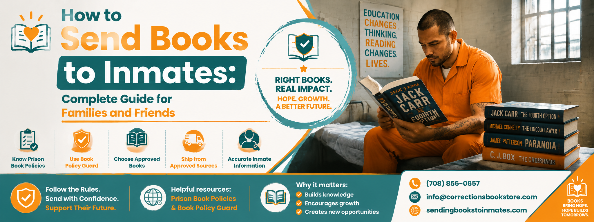 How to Send Books to Inmates: Complete Guide for Families and Friends