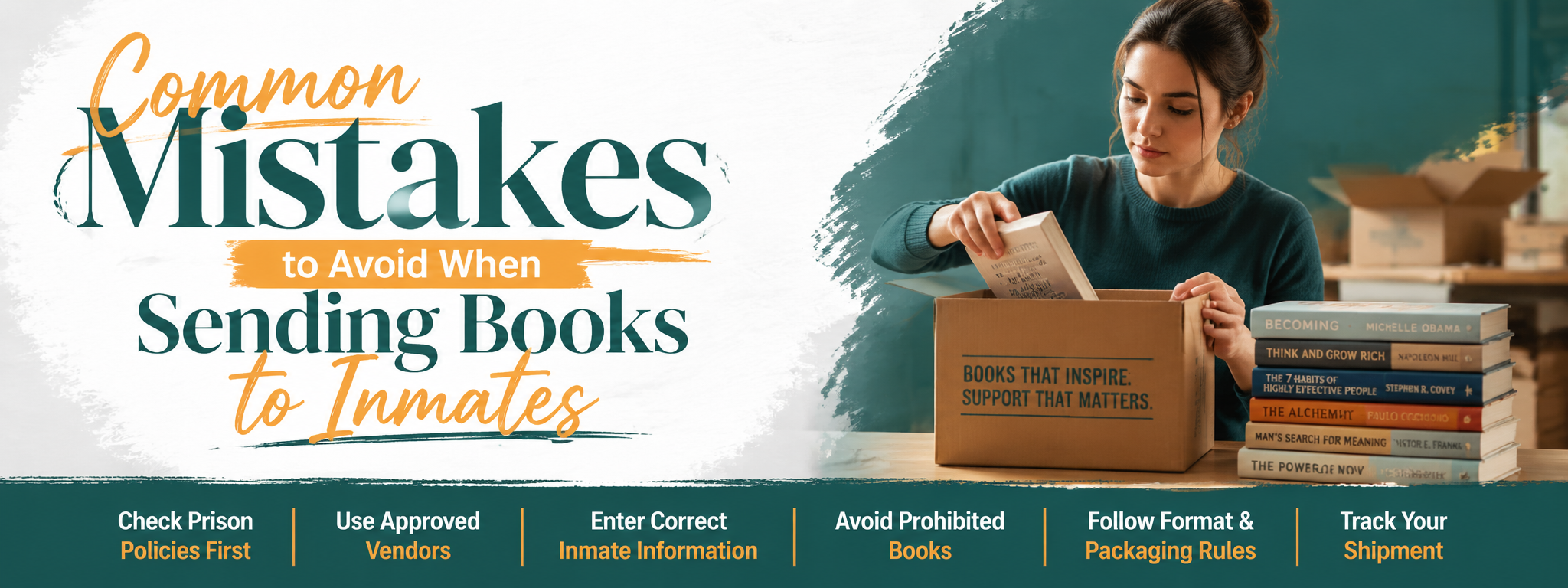 The Most Common Questions About Sending Books to Inmates