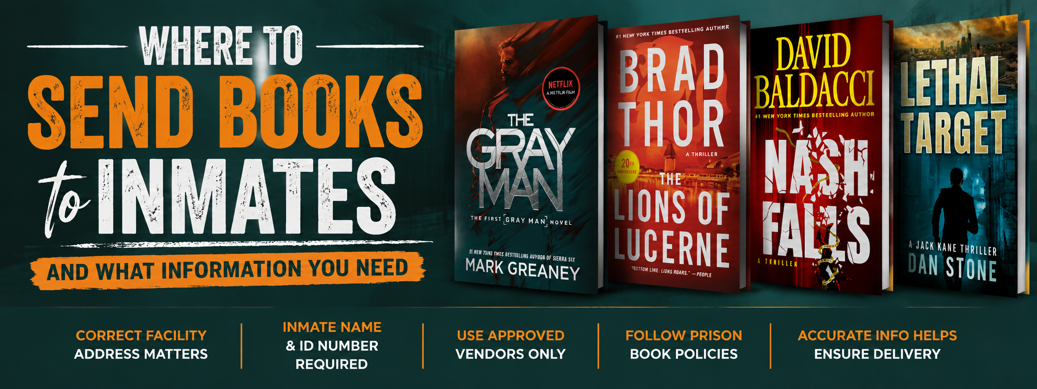 Where to Send Books to Inmates and What Information You Need