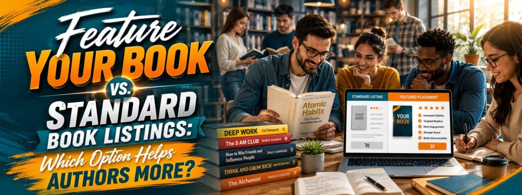 Feature Your Book vs. Standard Book Listings: Which Option Helps Authors More?